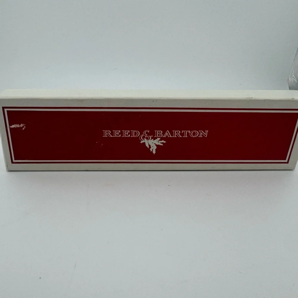Reed & Barton Shepherd Boy‎ Christmas 1984 Engraved Spoon NIB